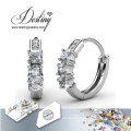 Destiny Jewellerycrystal From Swarovski 925 Sliver Journey Ring Earrings